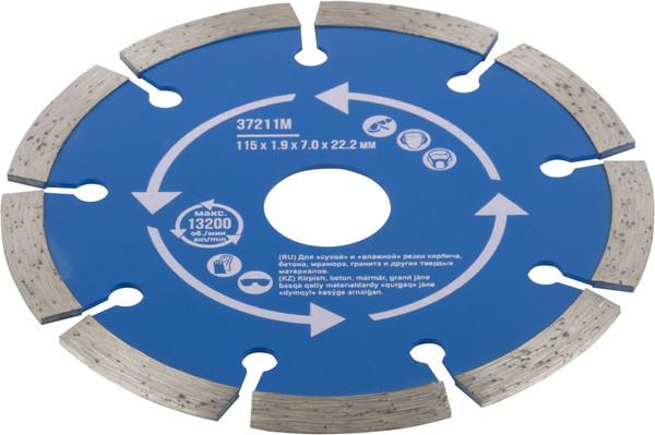 Отрезной диск MOS 115x1.9x7x22.2мм / 37211М