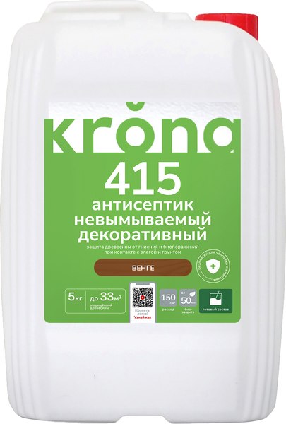 Антисептик для древесины KRONA 415 - фото