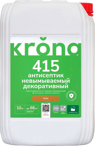 Антисептик для древесины KRONA 415 - фото