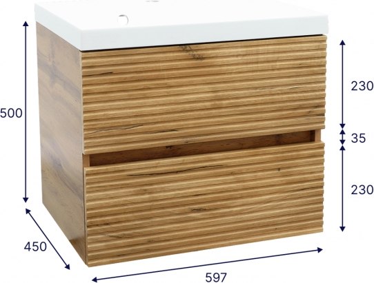 Тумба под умывальник Doratiz Сицилия 60 / 9911.199