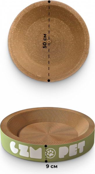 Лежанка-когтеточка Red Bow Картон / HS-CS6