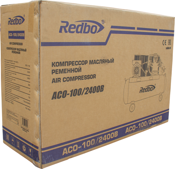 Воздушный компрессор Redbo ACO-100/2400B / 39785