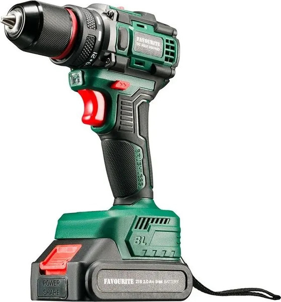 Аккумуляторная дрель-шуруповерт Favourite DC NB21 PROMO SET / 121158221 - фото