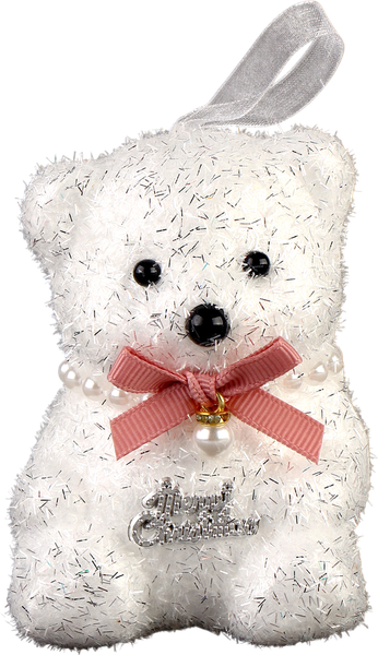 Набор елочных игрушек Sima-Land Блестящий мишка / 10766692 - фото