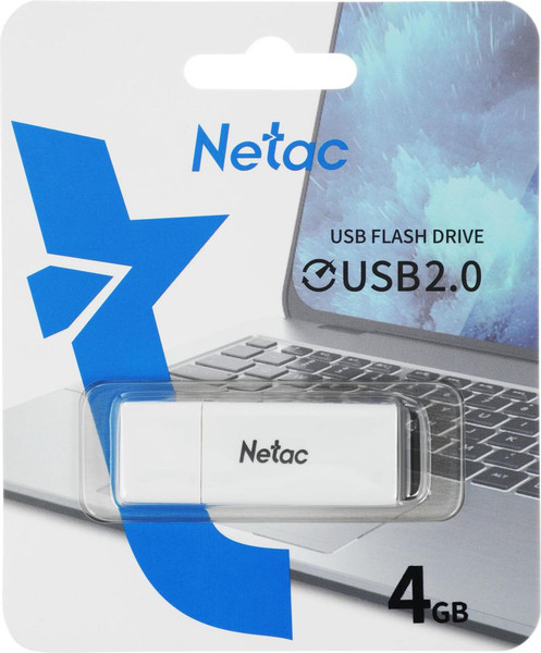 USB flash накопитель Netac U185 USB2.0 4GB NT03U185N-004G-20WH