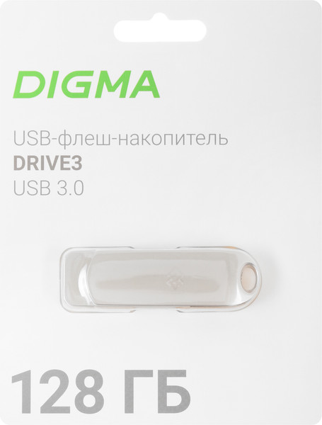 USB flash накопитель Digma Drive3 128Gb USB3.0 / DGFUM128A30SR