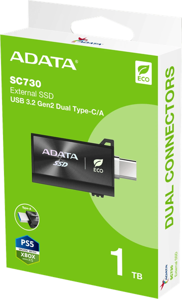 SSD диск A-data SC730 USB3.2 Gen2 1TB