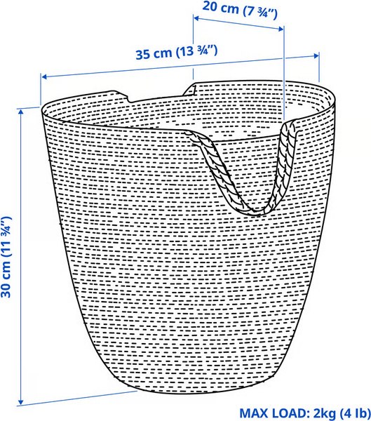Корзина Ikea Tolkning 705.126.48