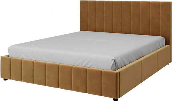 Двуспальная кровать Bravo Мебель Нельсон Вертикаль 160х200 без ПМ стандарт 9 вариант - фото