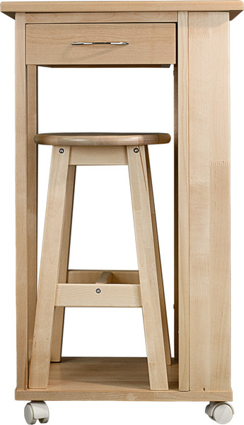 Тумба Мебелик с табуретом - фото