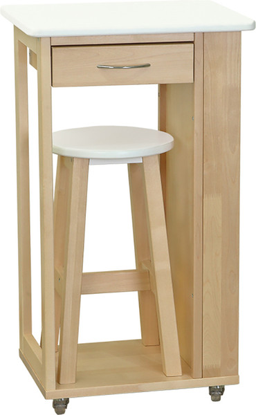 Тумба Мебелик с табуретом - фото