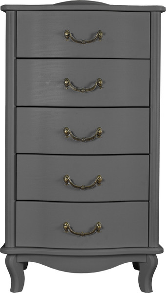 Комод Мебелик Джульетта узкий 5 ящиков - фото