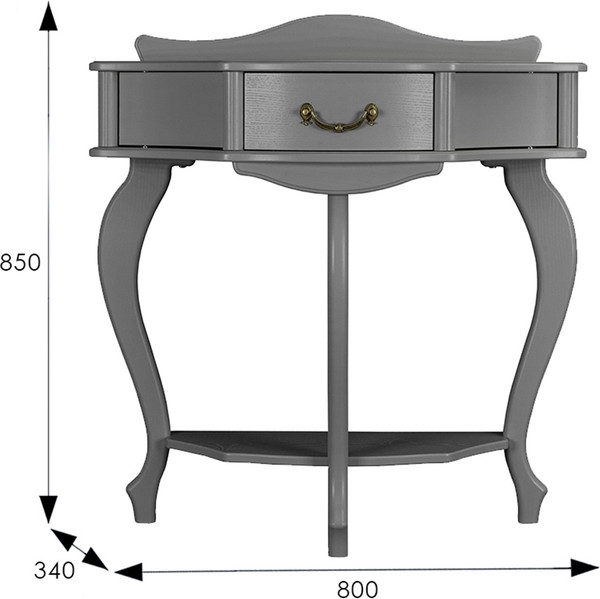 Консольный столик Мебелик Джульетта