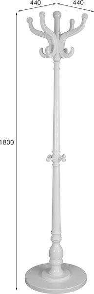 Вешалка для одежды Мебелик В 1Н