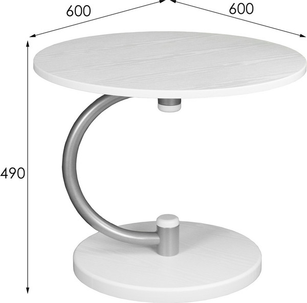 Журнальный столик Мебелик Дуэт 13