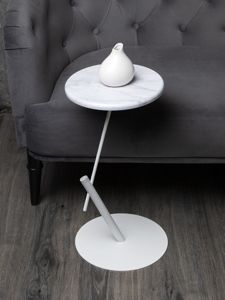 Приставной столик Мебелик МеталлАрт М015 круглый