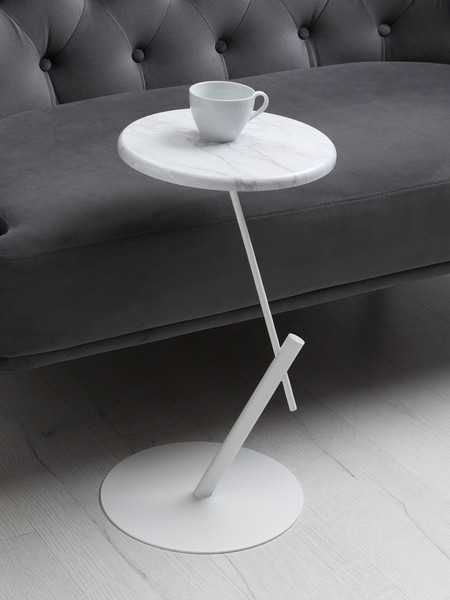 Приставной столик Мебелик МеталлАрт М015 круглый