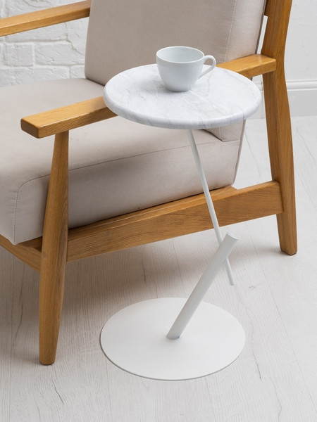 Приставной столик Мебелик МеталлАрт М015 круглый