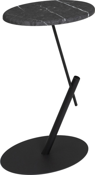 Приставной столик Мебелик МеталлАрт М015 овальный - фото