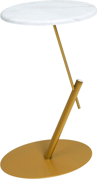 Приставной столик Мебелик МеталлАрт М015 овальный - фото