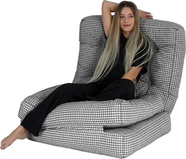 Бескаркасный пуф-трансформер Мебелик Футон C