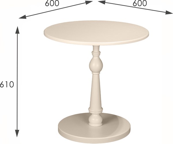 Журнальный столик Мебелик Рио 5