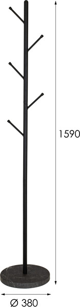 Вешалка для одежды Мебелик Пико 6