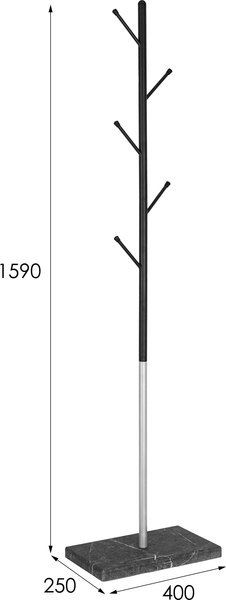 Вешалка для одежды Мебелик Пико 8