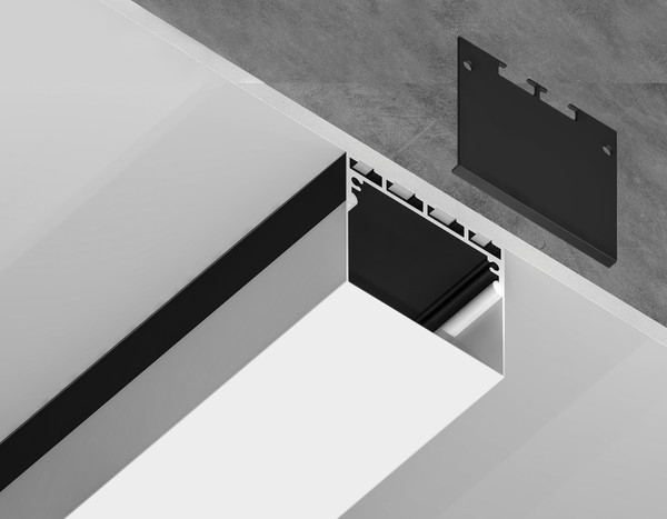 Профиль для светодиодной ленты Ambrella Profile System GP3070BK