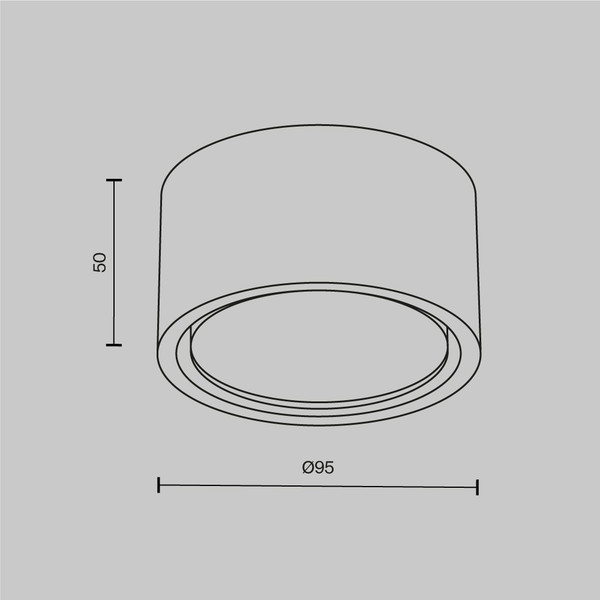 Точечный светильник Maytoni C001CL-GX53-W