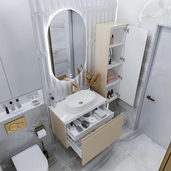 Тумба под умывальник Grossman Кристалл-80 / 108044