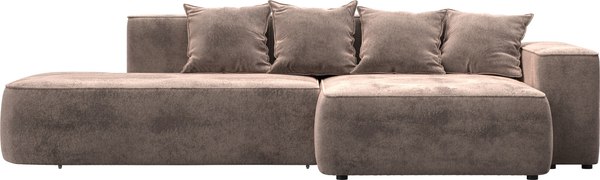 Диван угловой Лига Диванов Лига-065 правый / 129807 - фото