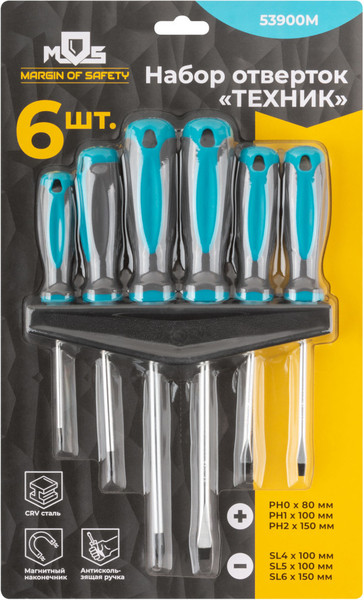 Набор отверток MOS Техник / 53900М