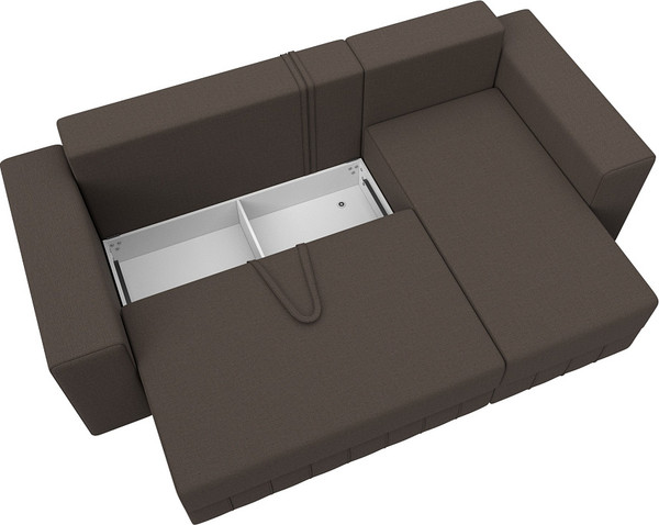 Диван угловой Лига Диванов Лига-076 универсальный / 129836