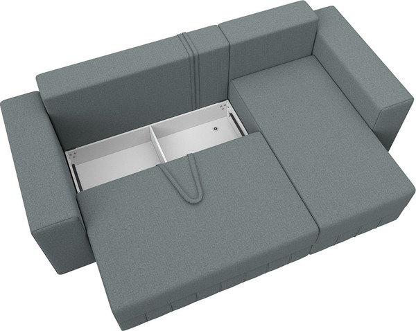 Диван угловой Лига Диванов Лига-076 универсальный / 129837