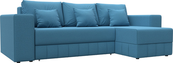 Диван угловой Лига Диванов Лига-076 универсальный / 129838 - фото