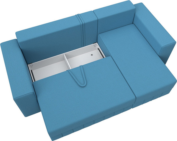 Диван угловой Лига Диванов Лига-076 универсальный / 129838