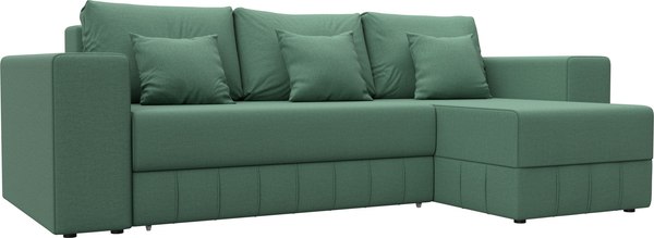 Диван угловой Лига Диванов Лига-076 универсальный / 129839 - фото