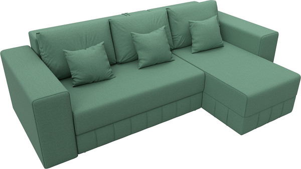 Диван угловой Лига Диванов Лига-076 универсальный / 129839