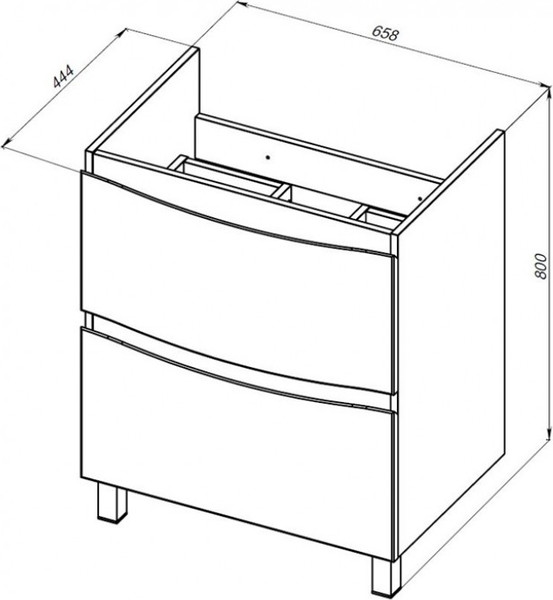 Тумба под умывальник Maroni Napoli-70