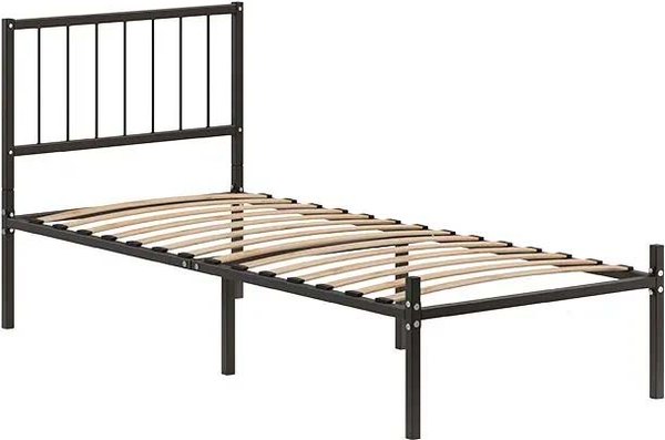 Односпальная кровать Домаклево Металика В4 80x190 - фото