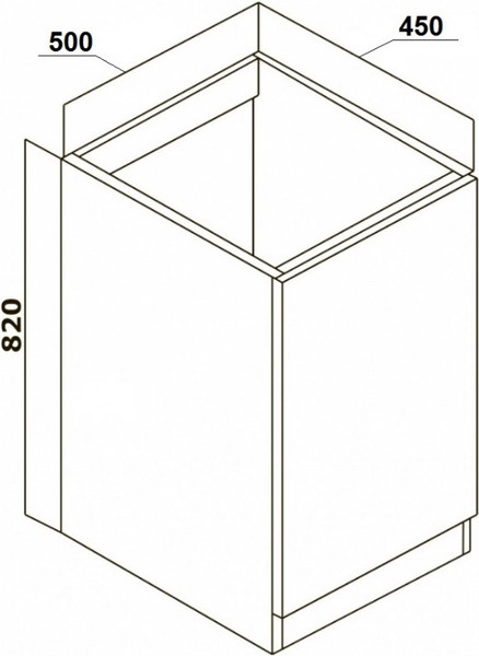 Шкаф под мойку Tivoli 50х50 / 471048