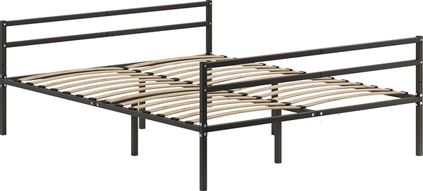 Двуспальная кровать Домаклево Металика Г2+Г2 160x190 - фото