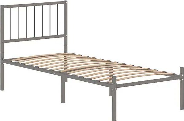 Односпальная кровать Домаклево Металика В4 80x200 - фото