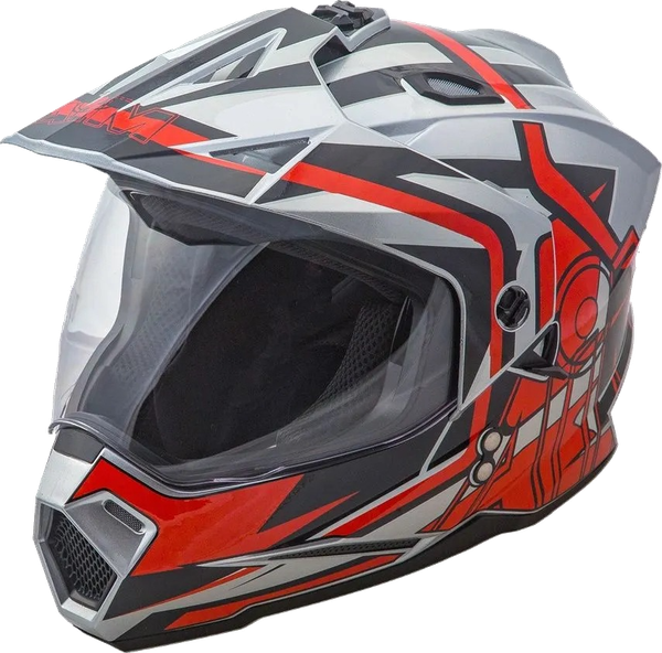 Мотошлем AiM JK802S / 802-013-S - фото