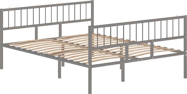 Двуспальная кровать Домаклево Металика В3+В3 160x200 - фото
