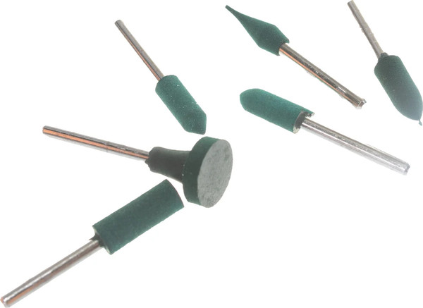 Набор насадок для гравера FIT Резиновые полировальные мелкой зернистости 36923