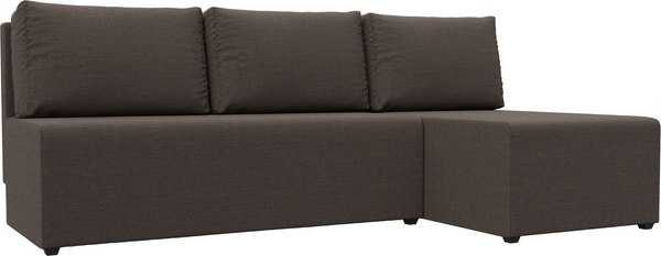 Диван угловой Лига Диванов Поло правый / 124819 - фото