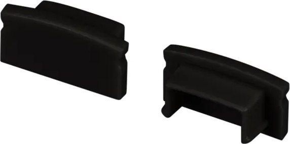 Заглушка для профиля Arlight LINE-1708 BLACK глухая / 040316 - фото