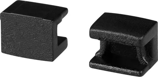 Заглушка для профиля Arlight PLINTUS-FANTOM BLACK глухая / 043907 - фото